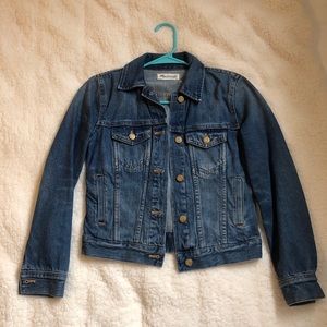 Madewell blue denim jacket size XS